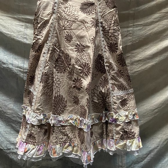 Gothic Victorian Lolita Japanese imported designer skirt - Picture 7 of 7